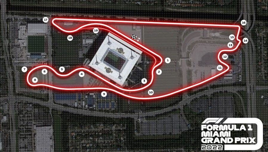 F1 race parking