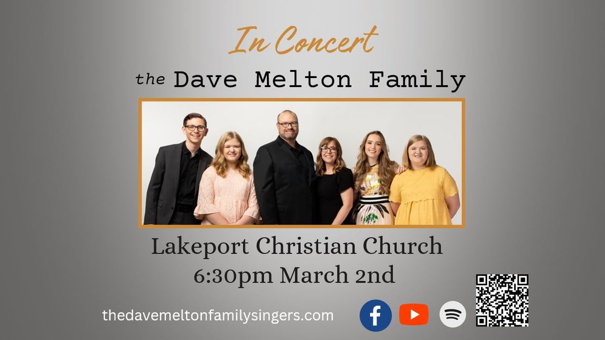 Dave Melton Family Concert