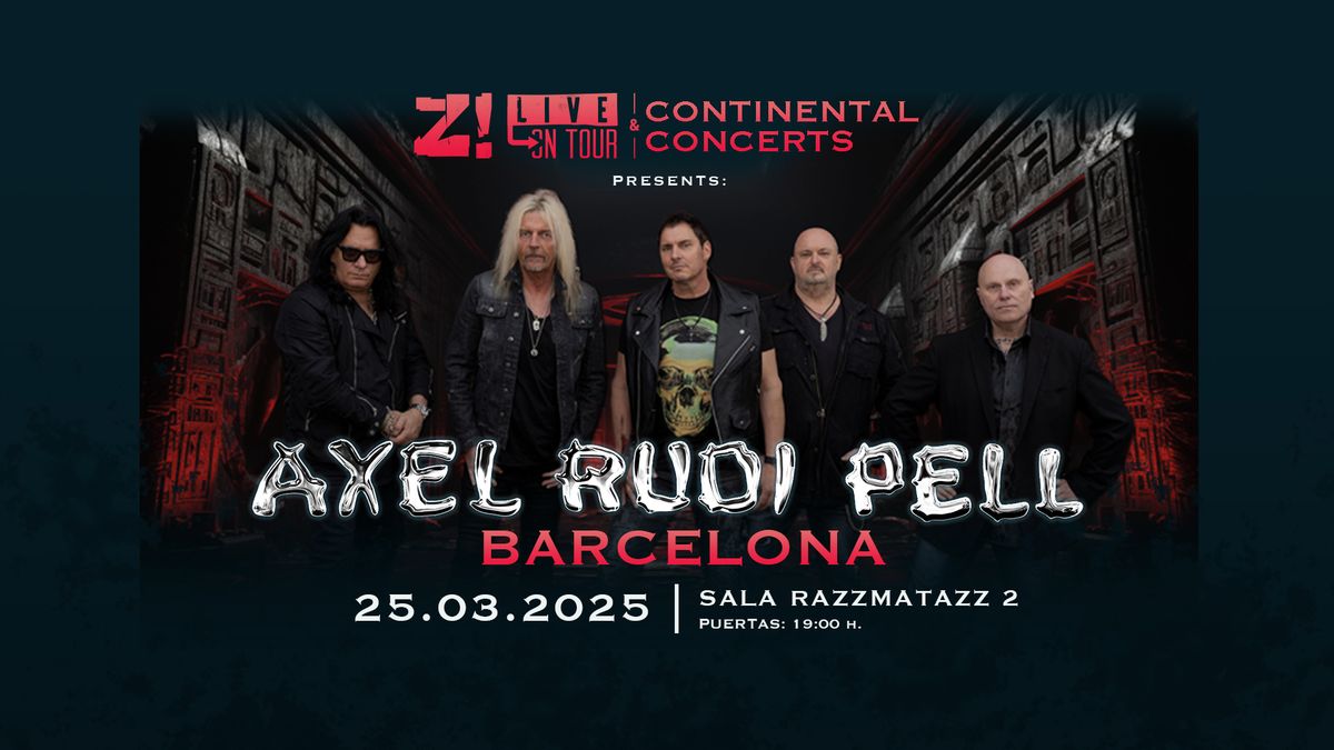 Z! LIVE ON TOUR: AXEL RUDI PELL EN BARCELONA