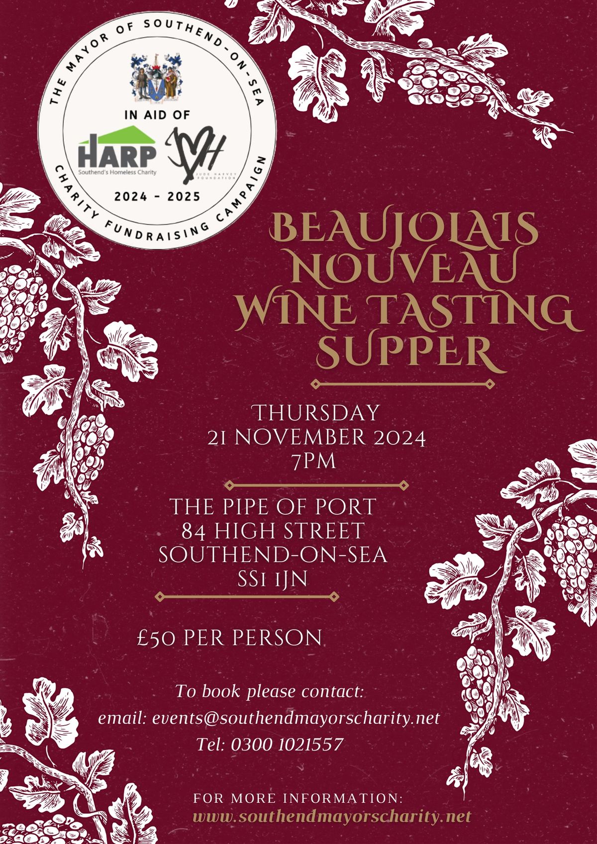 Beaujolais Nouveau Wine Tasting Supper