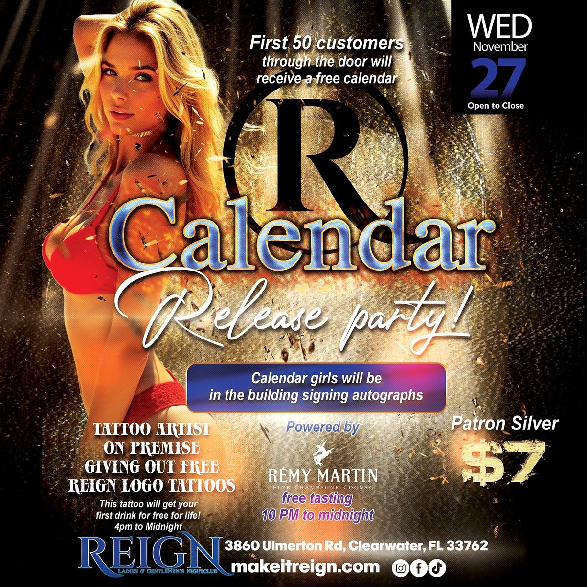 REIGN 2024 Calendar Release Party! 