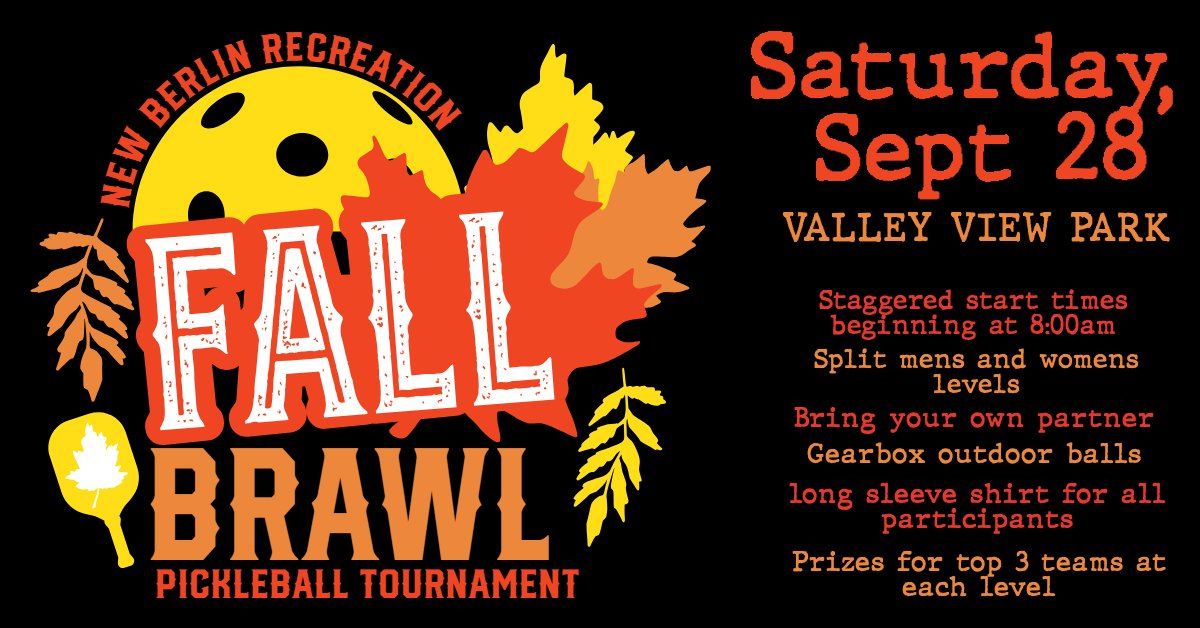 Oktoberfest Fall Brawl Pickleball Tournament 