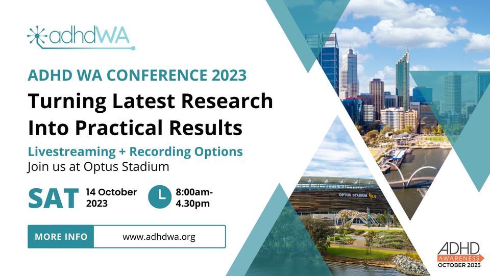 ADHD WA Conference 2023, Optus Stadium, Perth, 14 October 2023