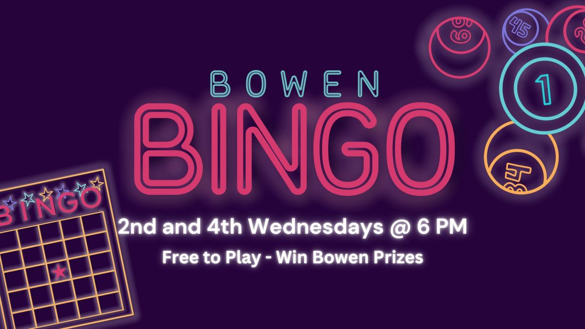 Bingo Night At Bowen Yard