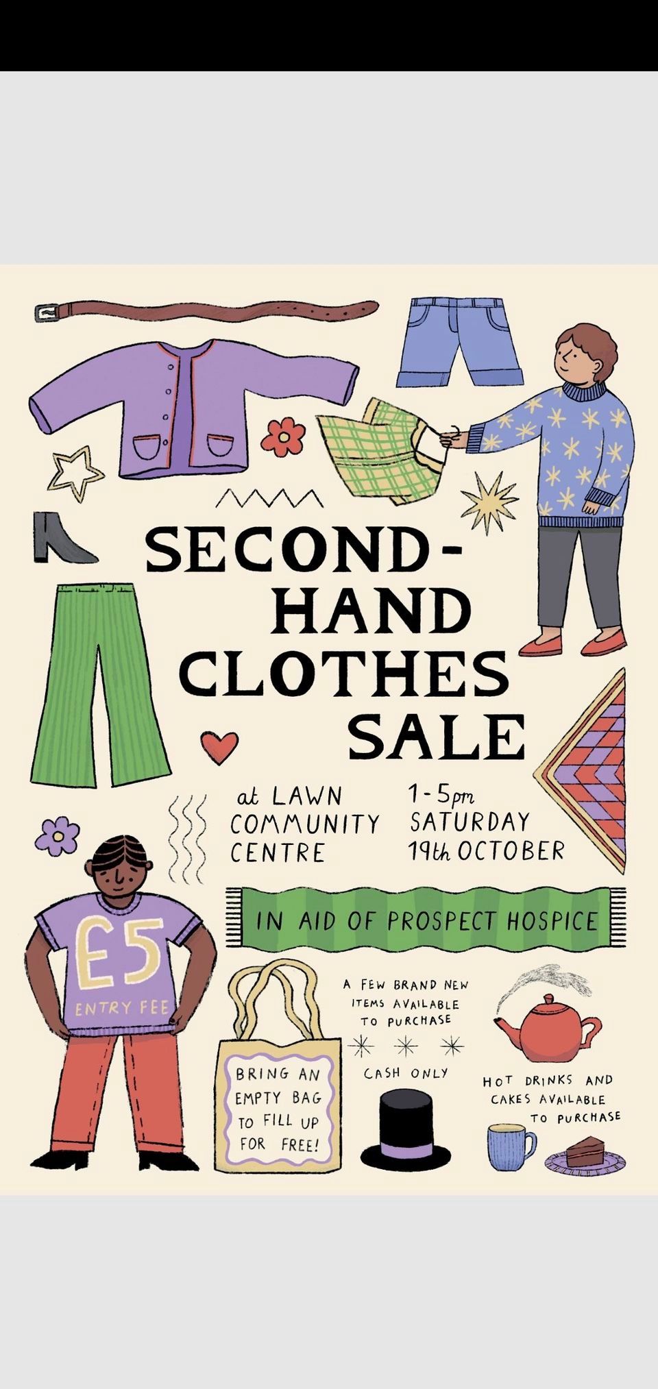 Charity Second Hand Clothes Sale