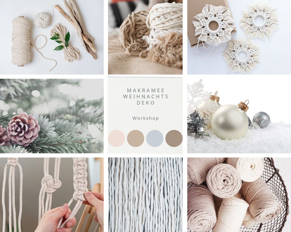 Weihnachtliche Deko mit Makramee, Perlenreich, Graz, 15 November 2022