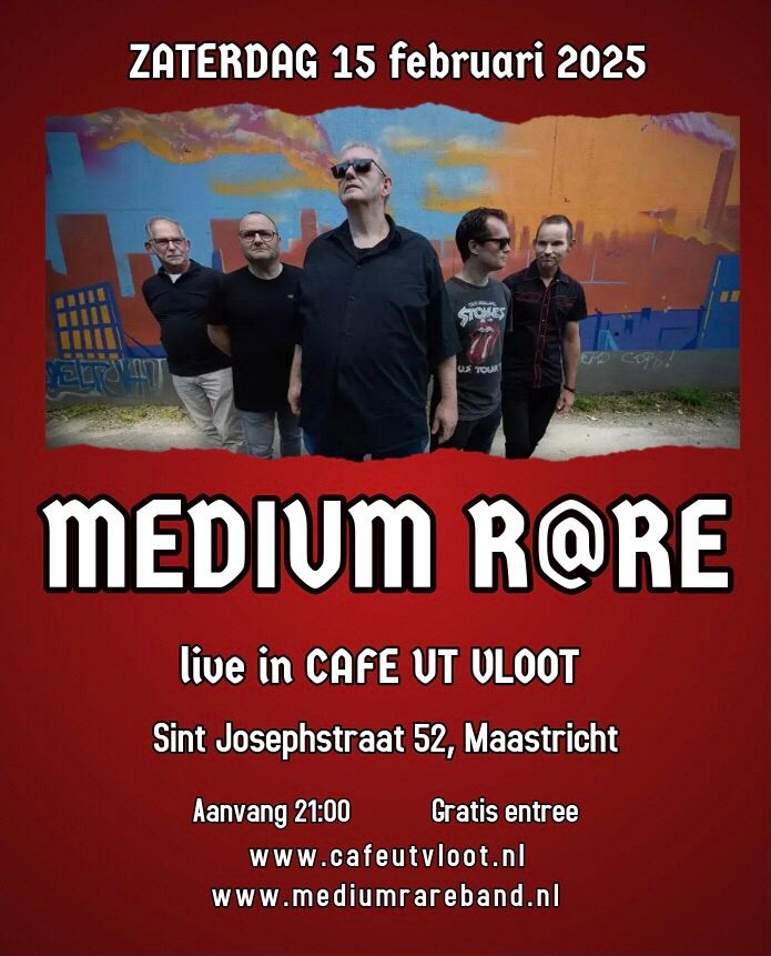 MEDIUM R@RE Live  in Caf\u00e9 Ut Vloot