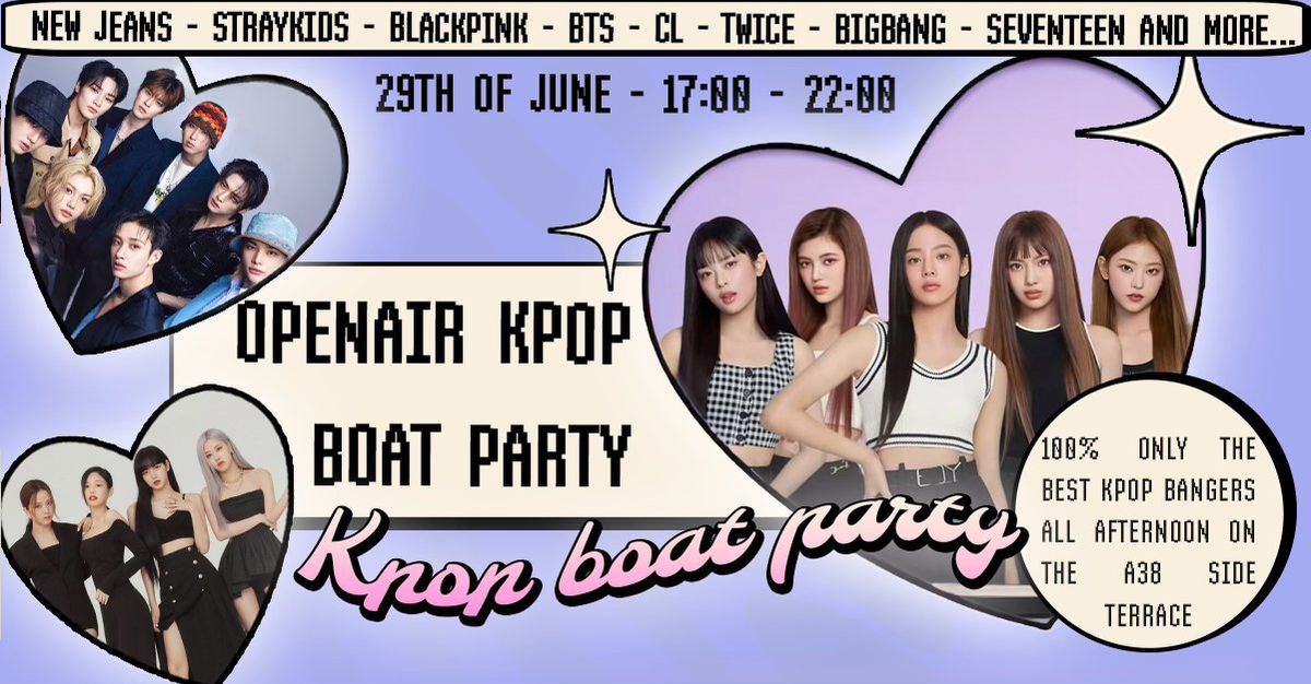 Kpop openair boat party ? @A38 boat