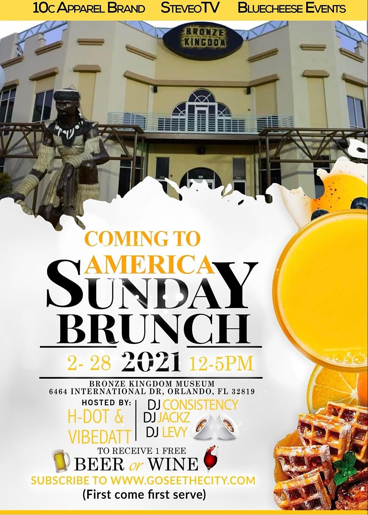 COMING TO AMERICA BRUNCH