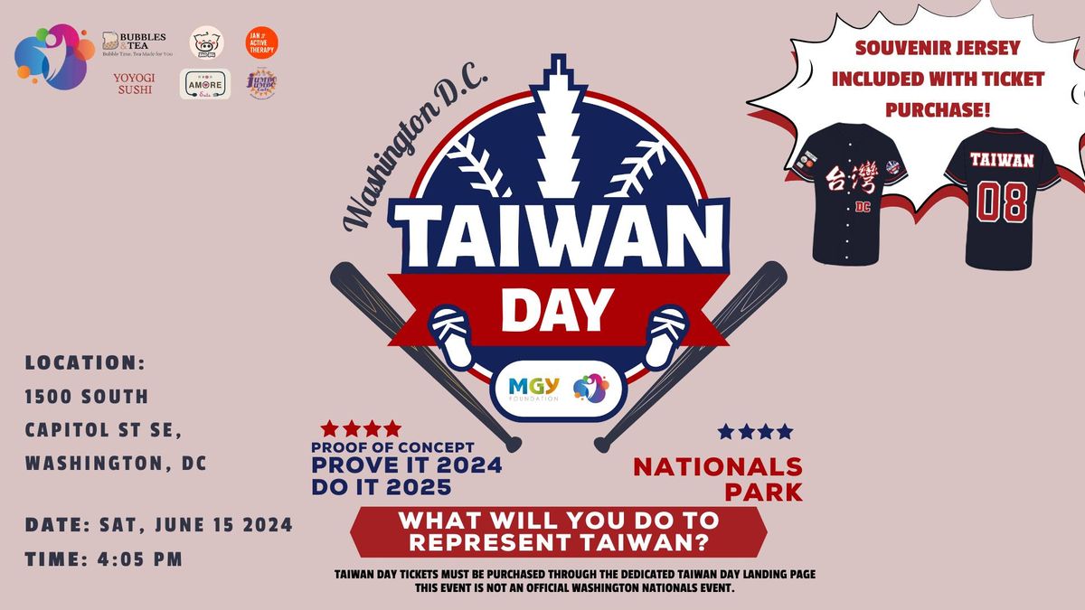 2024 TAIWAN DAY Washington DC @Nationals Park