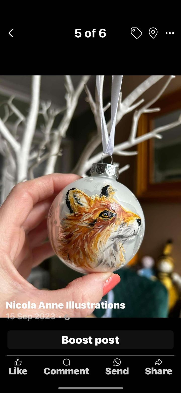 Glass Bauble Painting