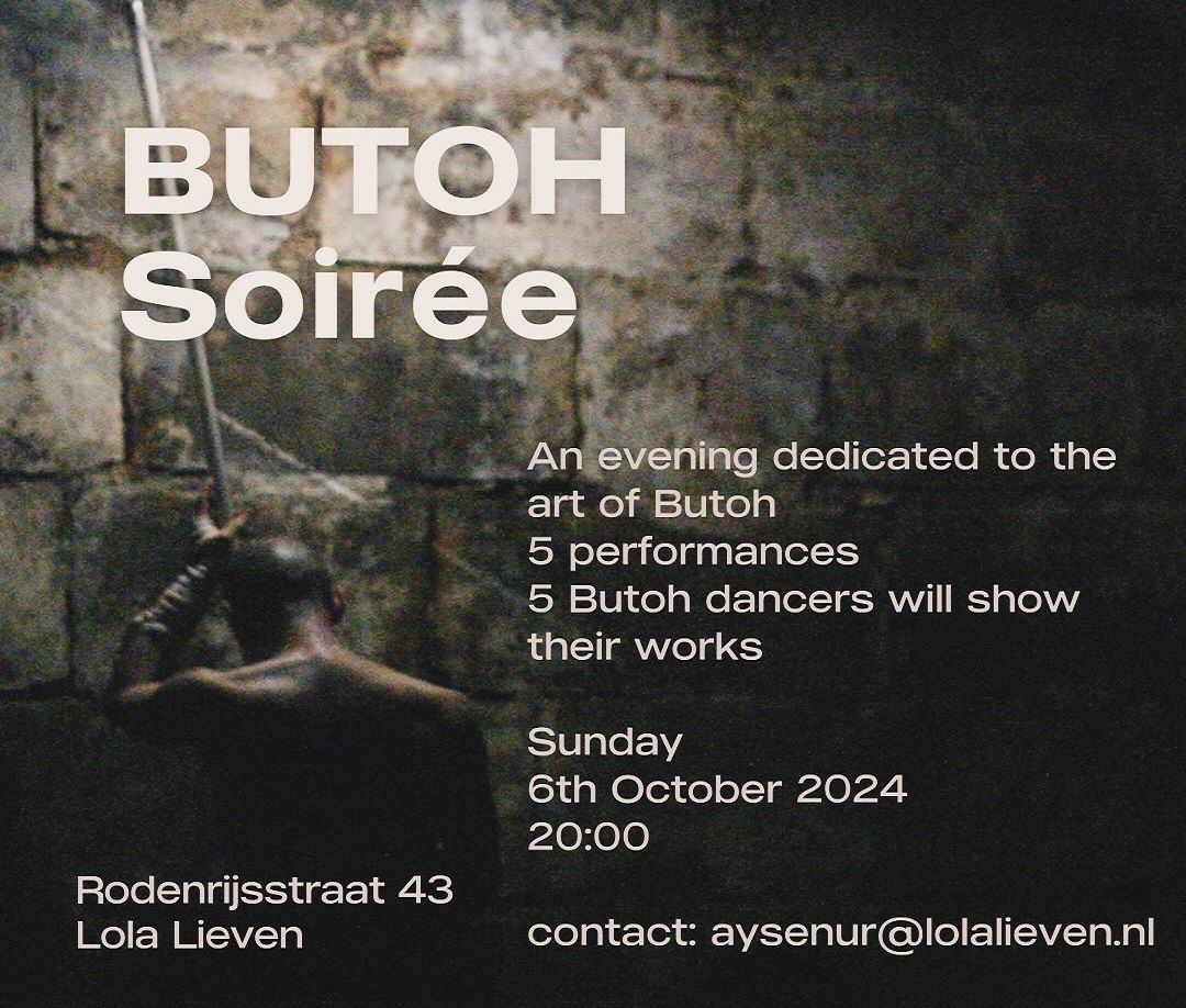 Soir\u00e9e of Butoh after the festival 