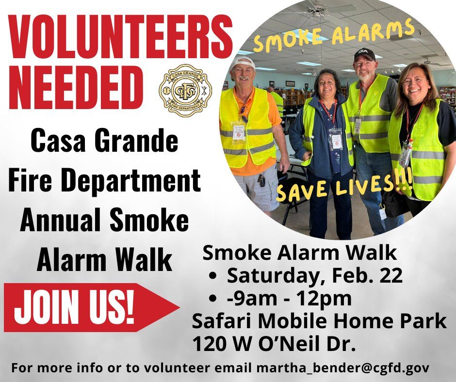 CGFD Smoke Alarm Walk