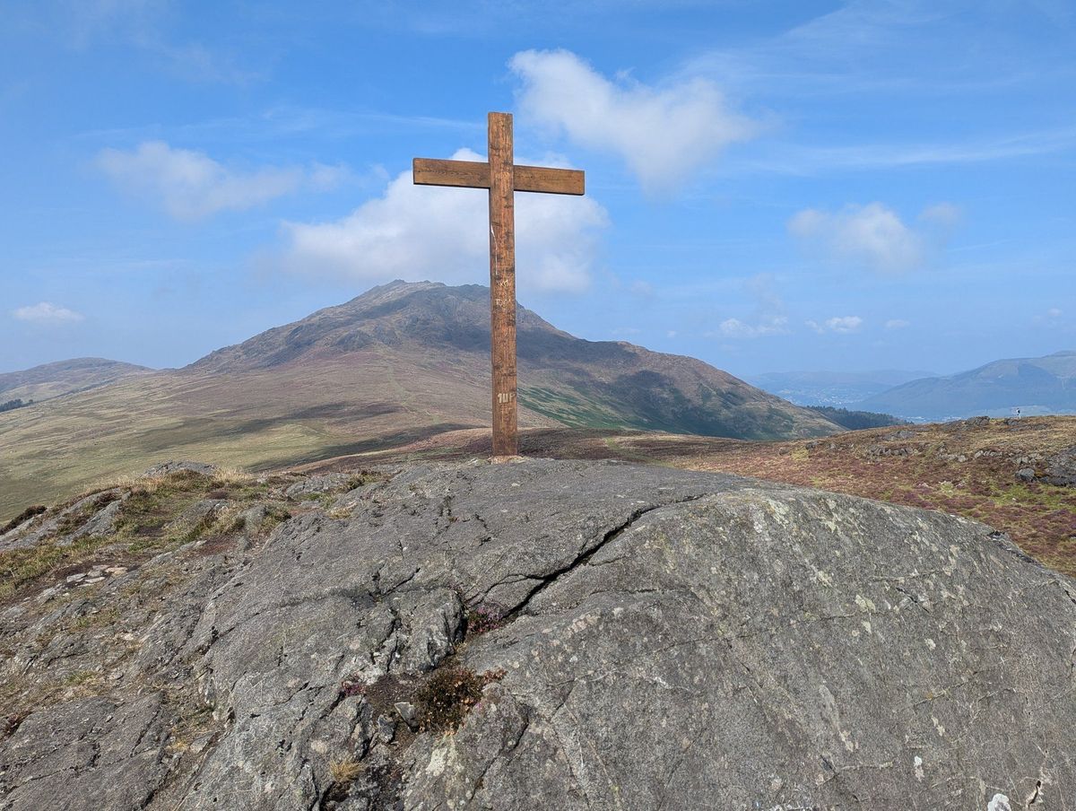 Slieve Foye and the deserted Village 