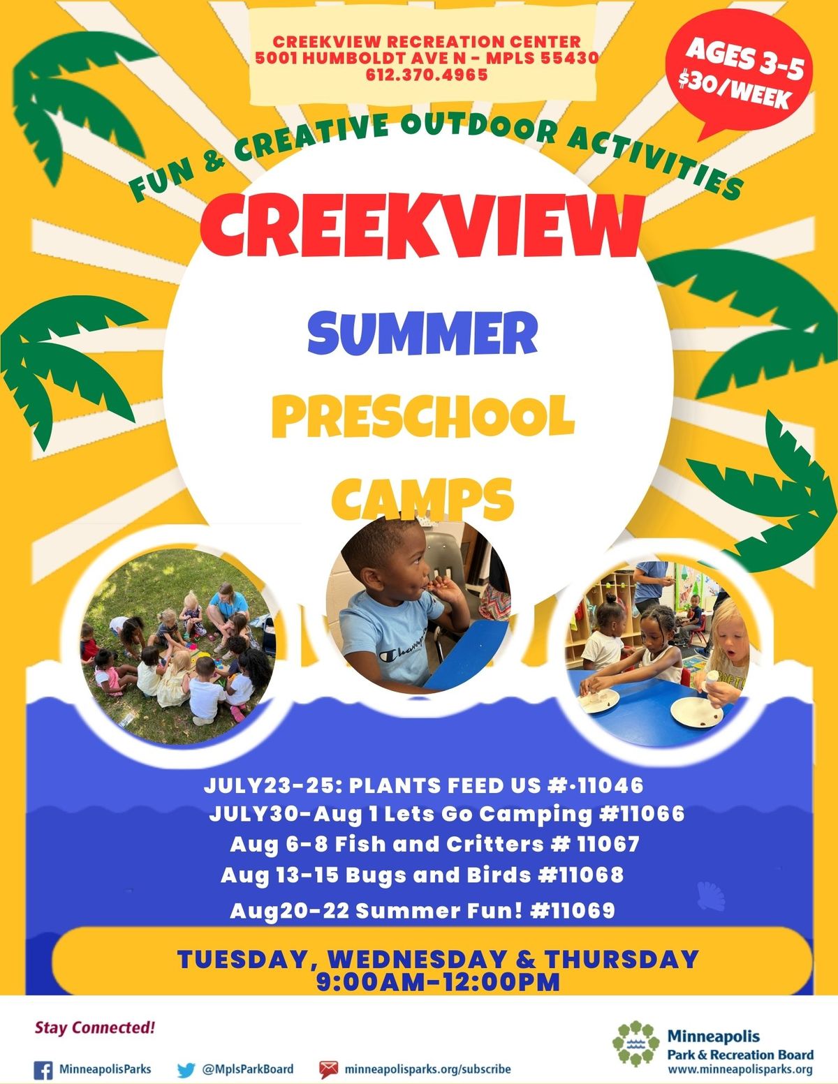 PreK Day Camp: Lets Go Camping! (FREE)