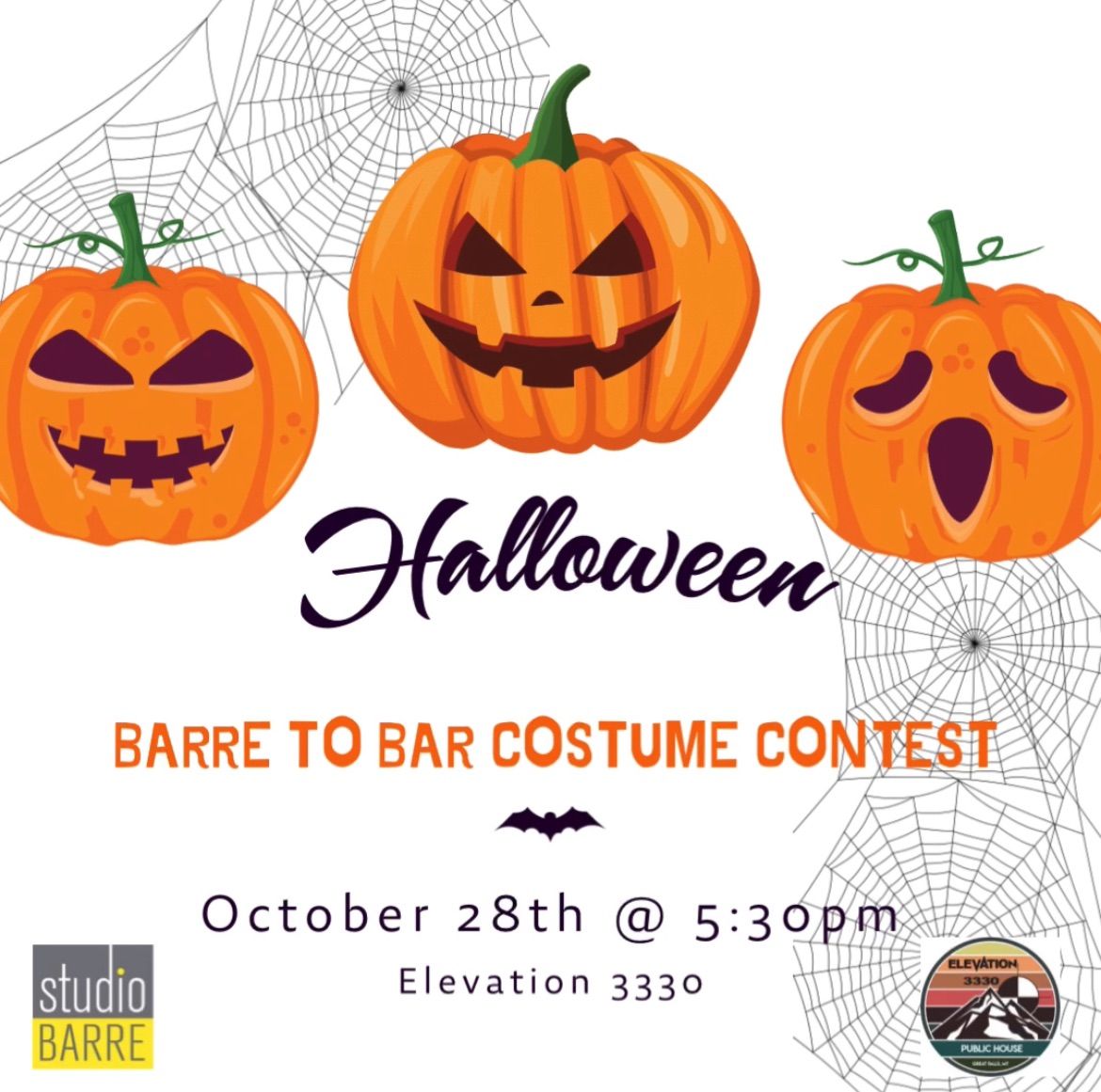 Barre to Bar: Halloween Edition