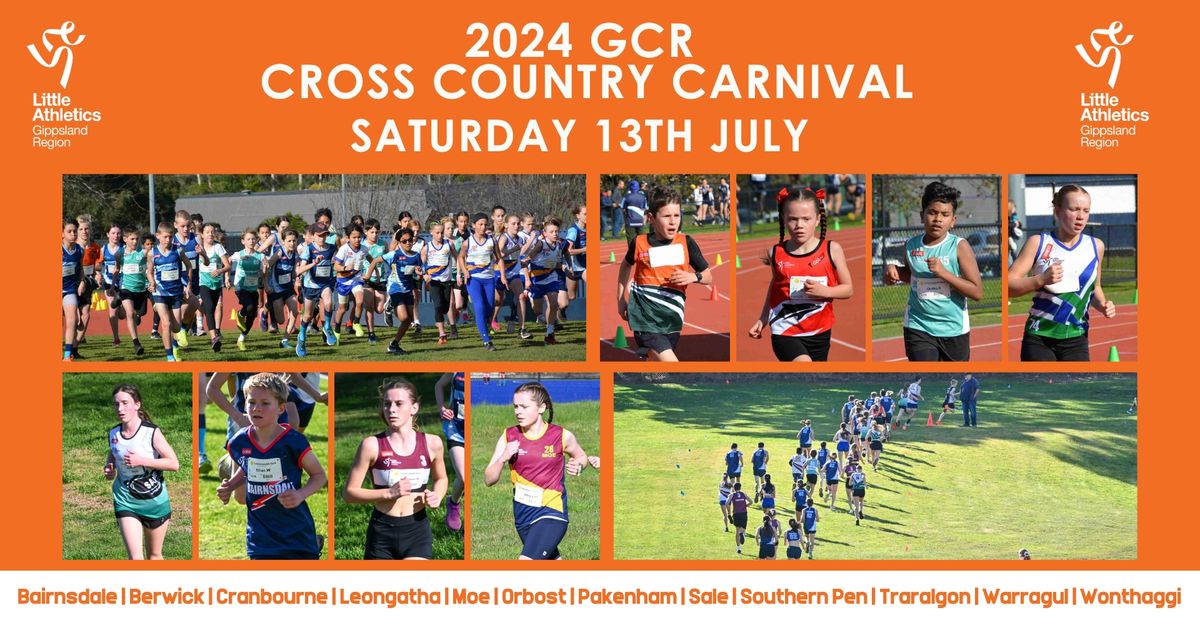 2024 GCR Cross-Country Carnival | Saturday 13th July 2024 | Edwin Flack Reserve, Berwick (U9+ Only)