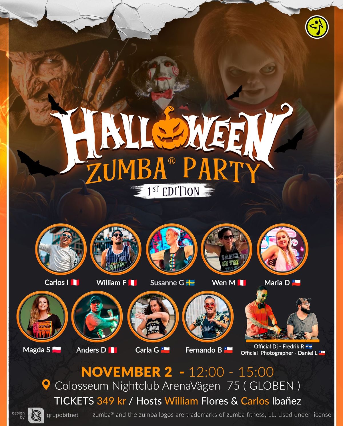 Halloween Zumba Party \ud83d\udc7b 1 Edition \ud83c\uddf8\ud83c\uddea