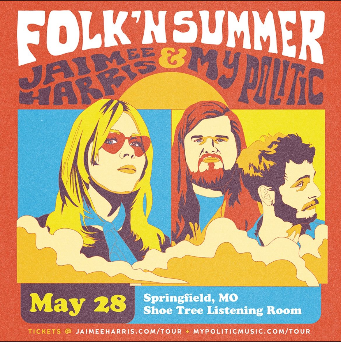 Folk\u2019n Summer! Jaimee Harris and My Politic at The Shoe Tree Listening Room!