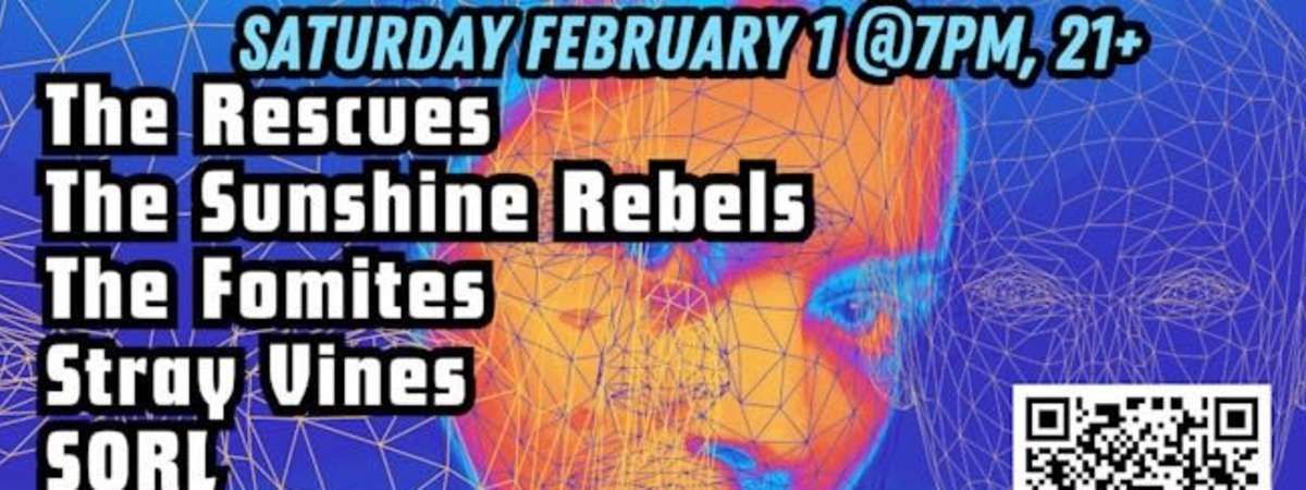 The Rescues\/The Sunshine Rebels\/The Fomites\/Stray Vines\/SQRL