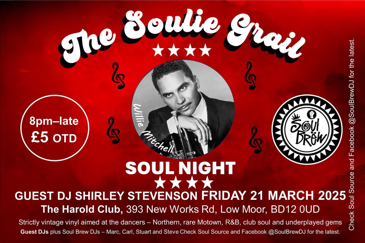 SOUL NIGHT\u2b50\ufe0f HAROLD CLUB LOW MOOR \u2b50\ufe0f SHIRLEY STEVENSON\u2b50\ufe0f 