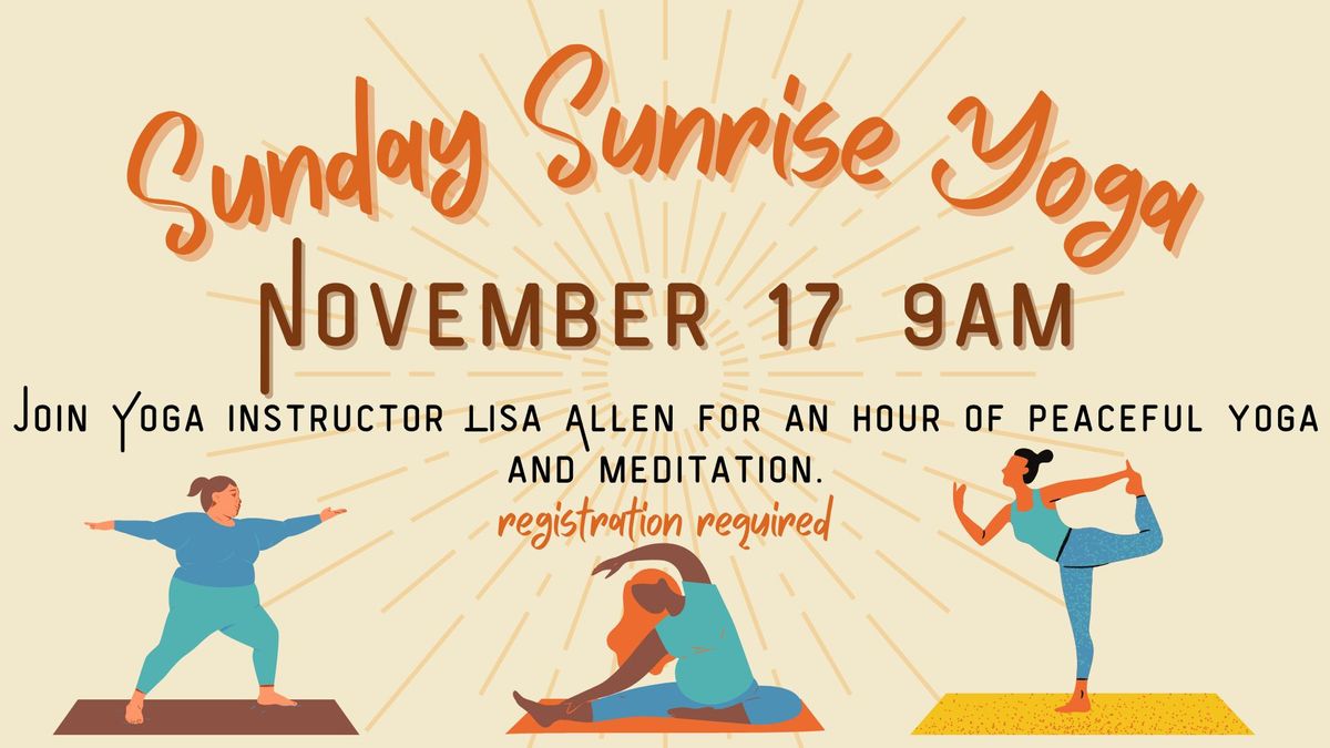 Sunday Sunrise Yoga