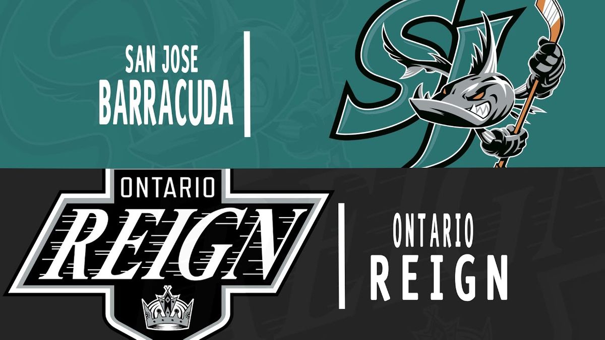 San Jose Barracuda at Ontario Reign at Toyota Arena - CA