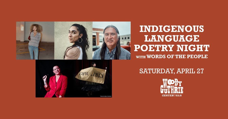 Indigenous Language Poetry Night with Words of the People