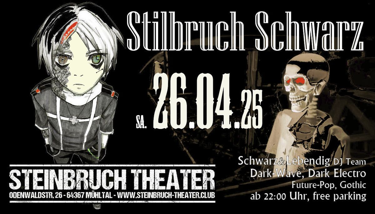 Stilbruch Schwarz mit dem Schwarz und Lebendig DJ-Team