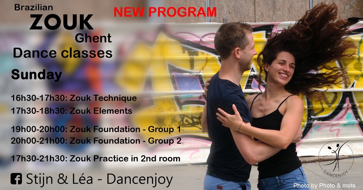 Zouk dance classes | Sunday - Semester 1