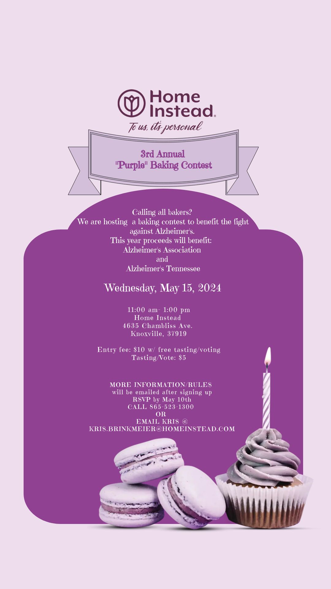 3rd Annual Purple Baking Contact