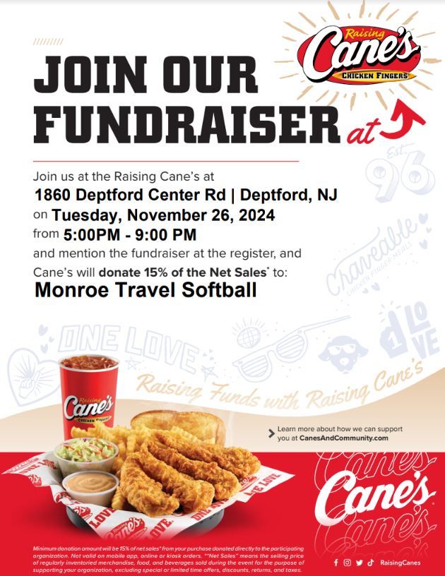 Raising Cane's Dine and Donate