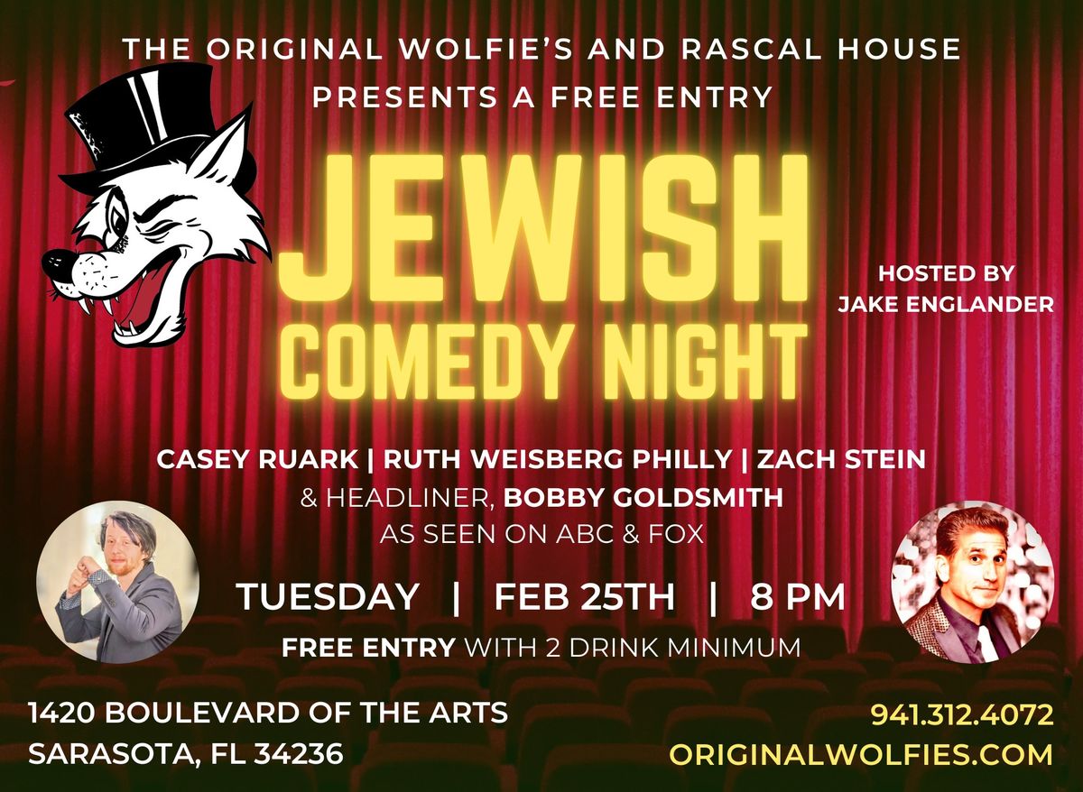 JEWISH COMEDY NIGHT | HOSTED BY JAKE ENGLANDER