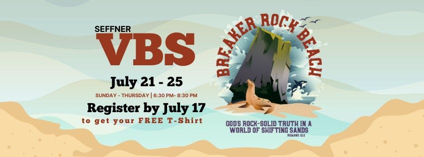 FREE for kids (VBS) Breaker Rock Beach 