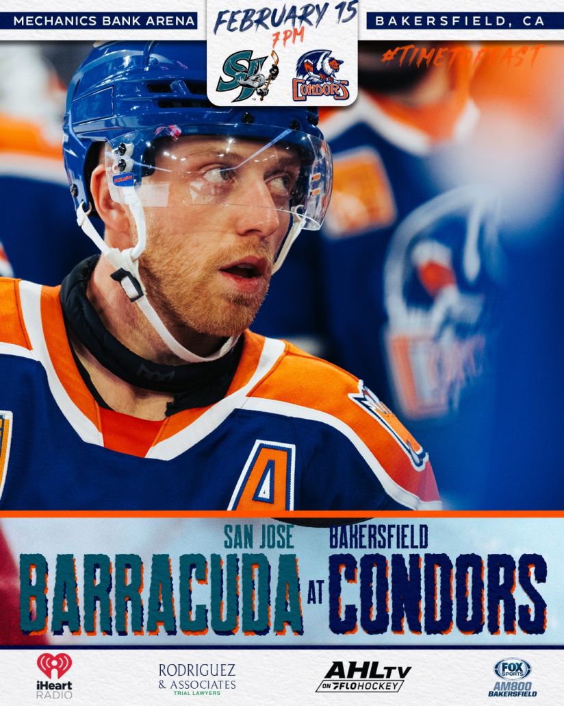 Bakersfield Condors vs. San Jose Barracuda