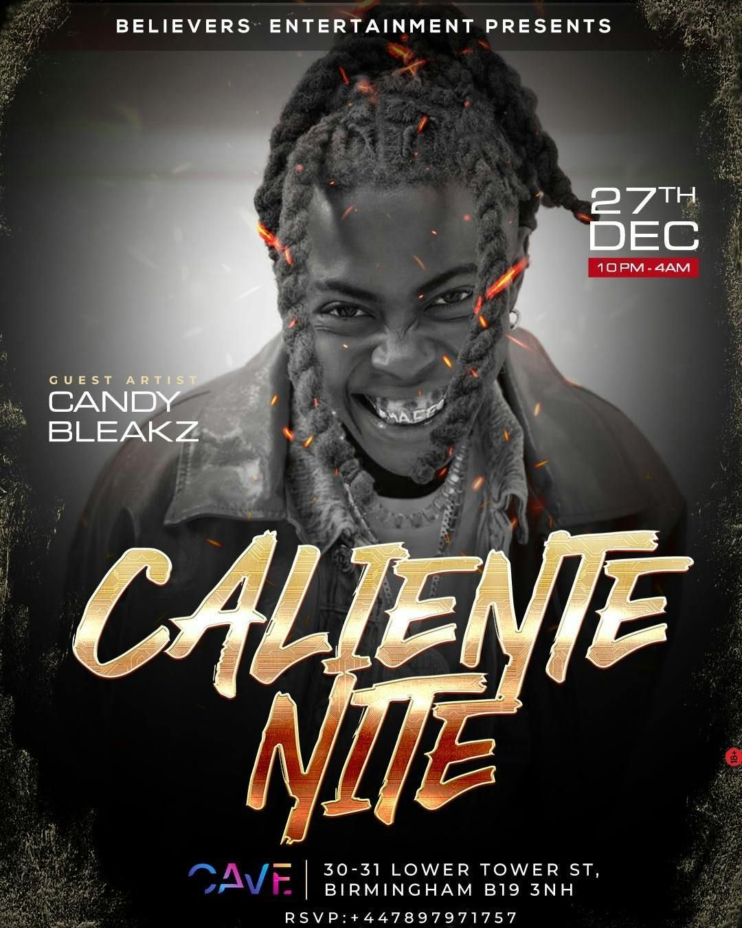 CALIENTE NITE - CANDY BLEAKZ performing live 