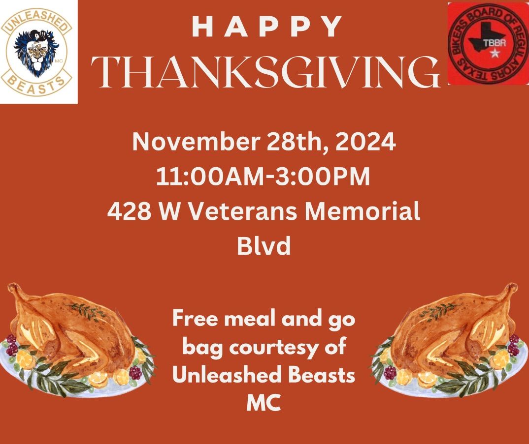 2nd Annual Thanksgiving Dinner for the Homeless