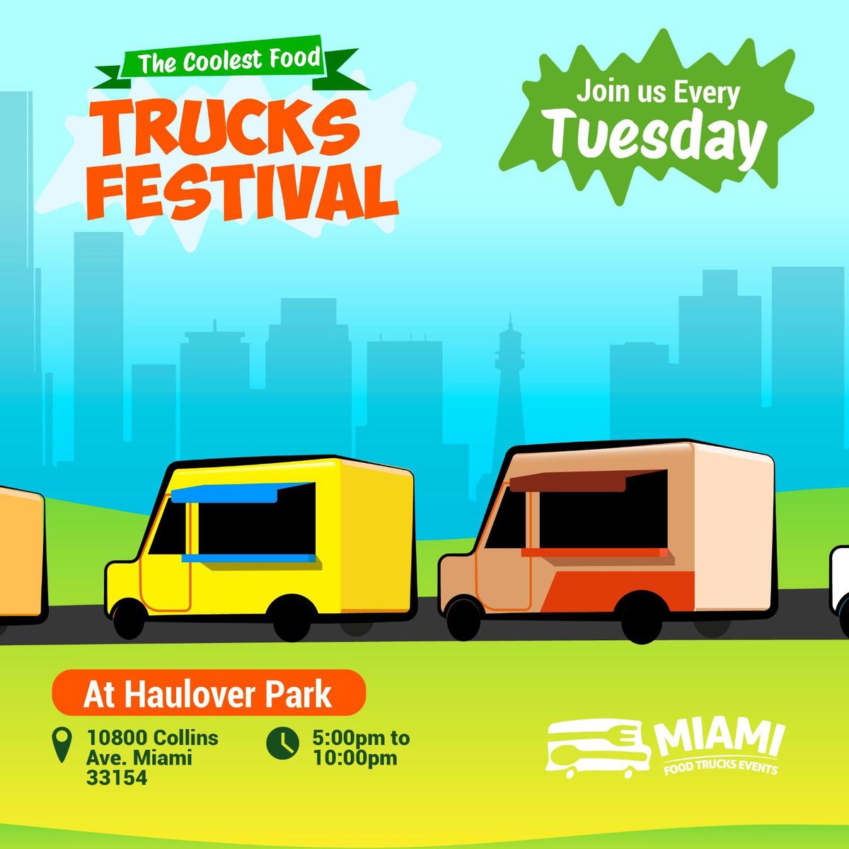 Food Trucks Tuesdays At Haulover Park