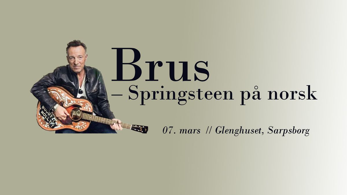 Brus - Springsteen p\u00e5 norsk