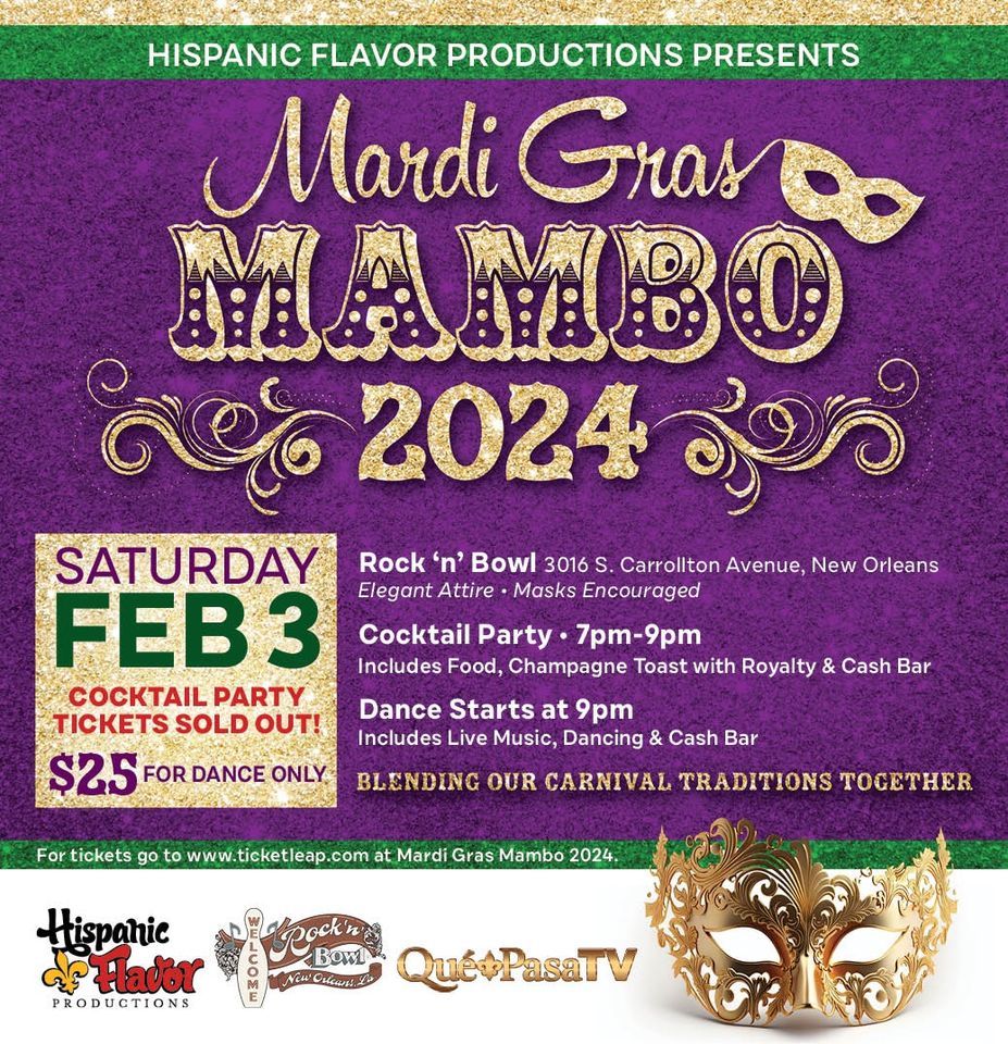 Mardi Gras Mambo 2025 Returns! Come Join in the Revelry!, MidCity