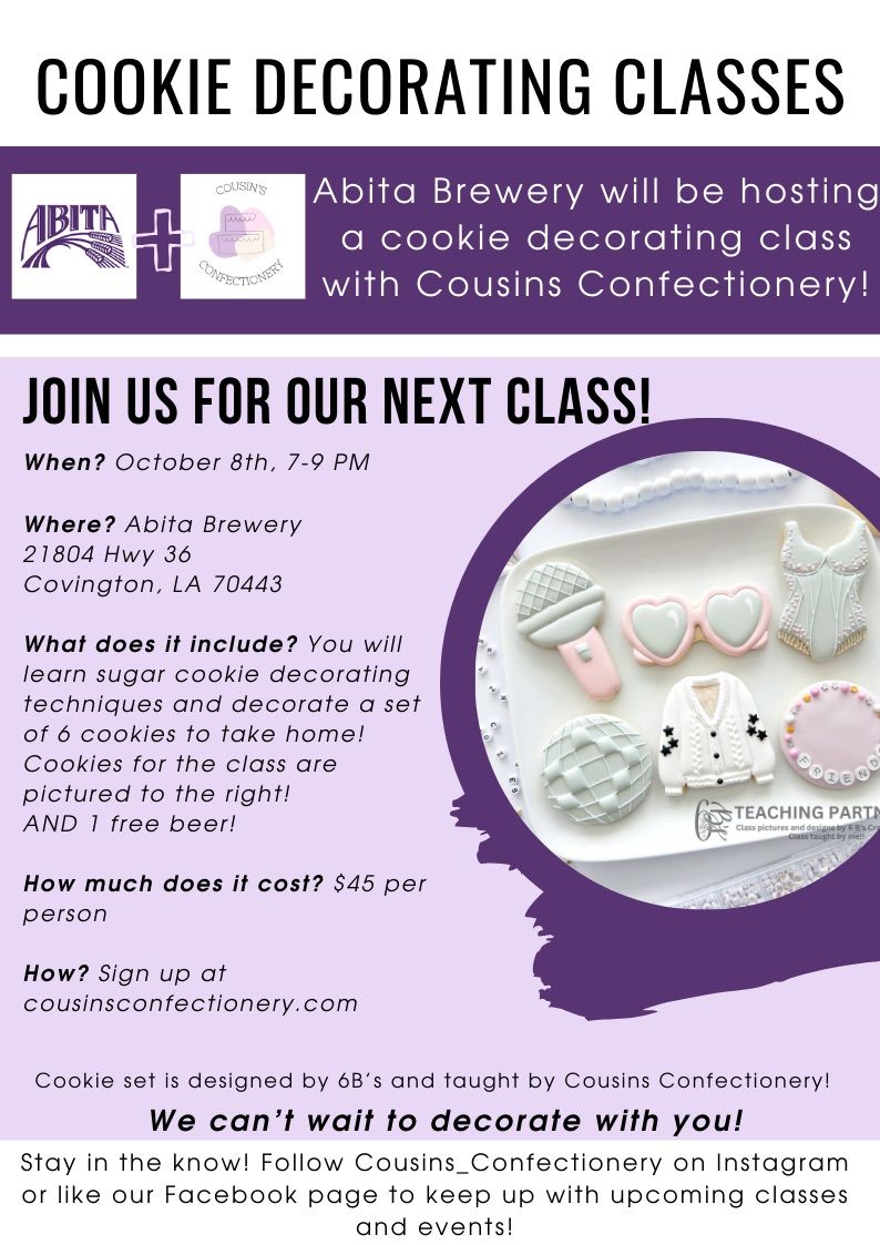 Cookie Decorating Class - Taylor Swift