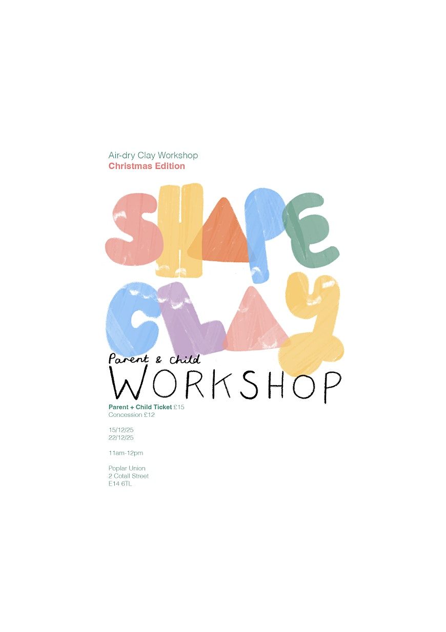 SHAPE Air-dry Clay Workshop