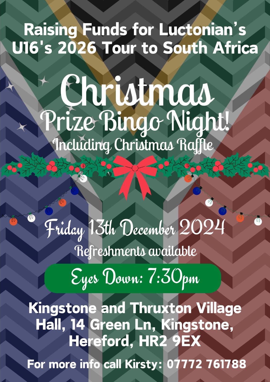 Christmas Prize Bingo Night