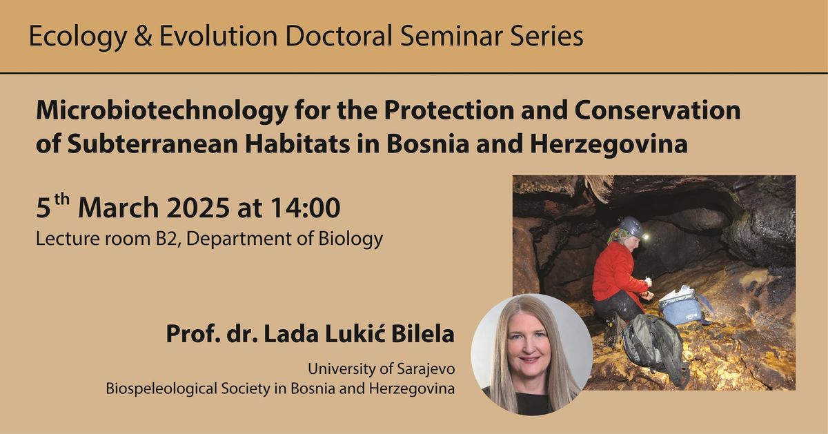 Microbiotechnology for the Protection & Conservation of Subterranean Habitats in Bosnia&Herzegovina