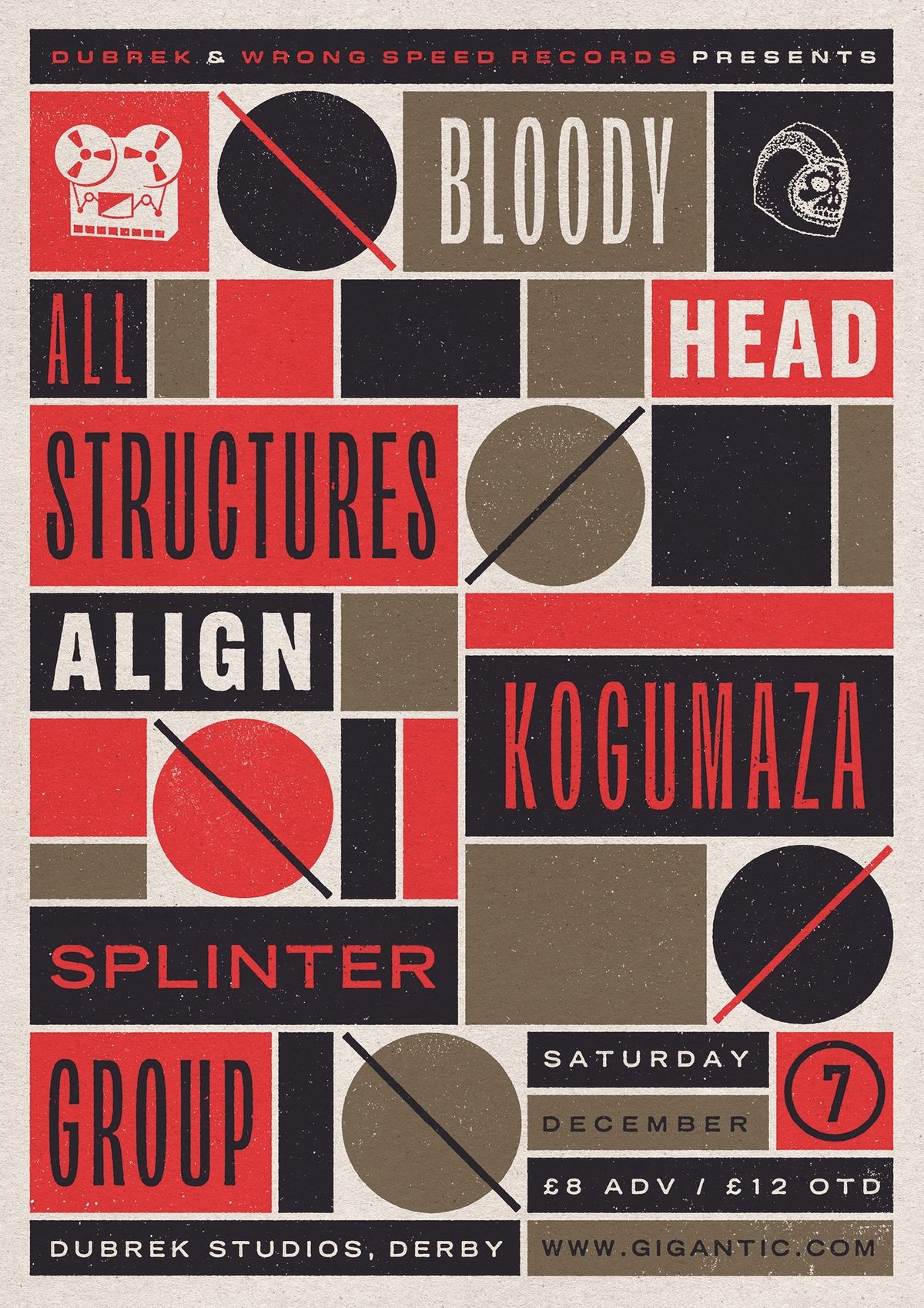 Bloody Head + All Structures Align + Kogumaza + Splinter Group