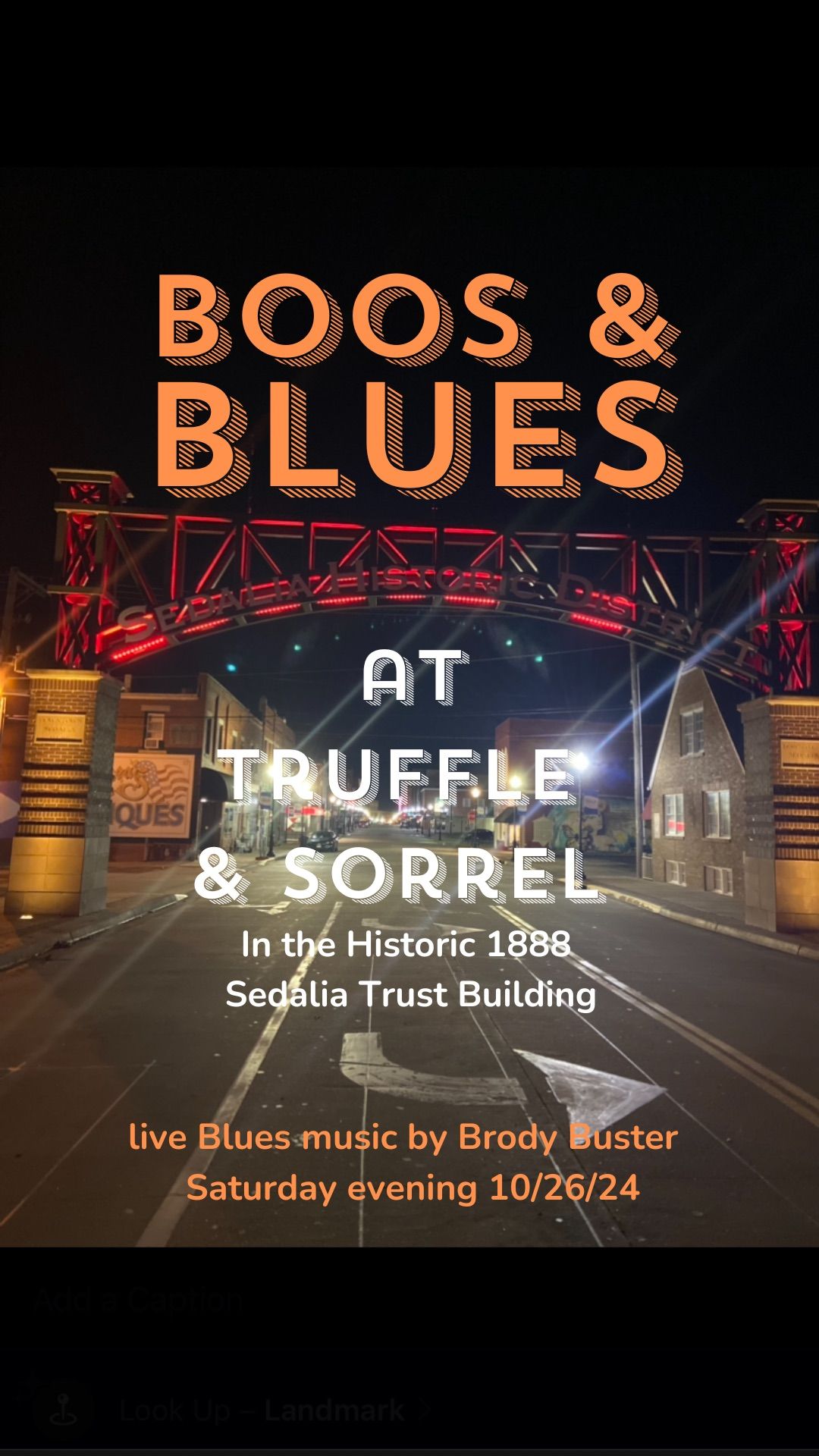 Boos & Blues @ Truffle & Sorrel