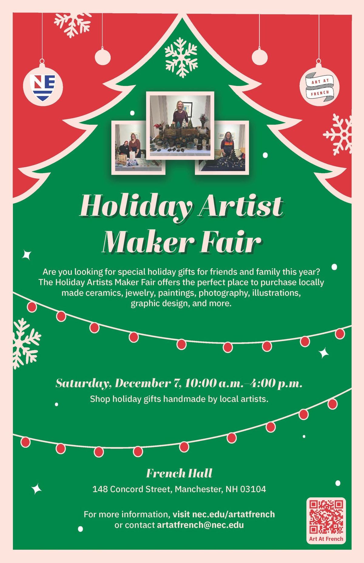 Holiday Artist Maker Fair at French Hall | Shop Holiday Gifts Handmade by Local Artists!