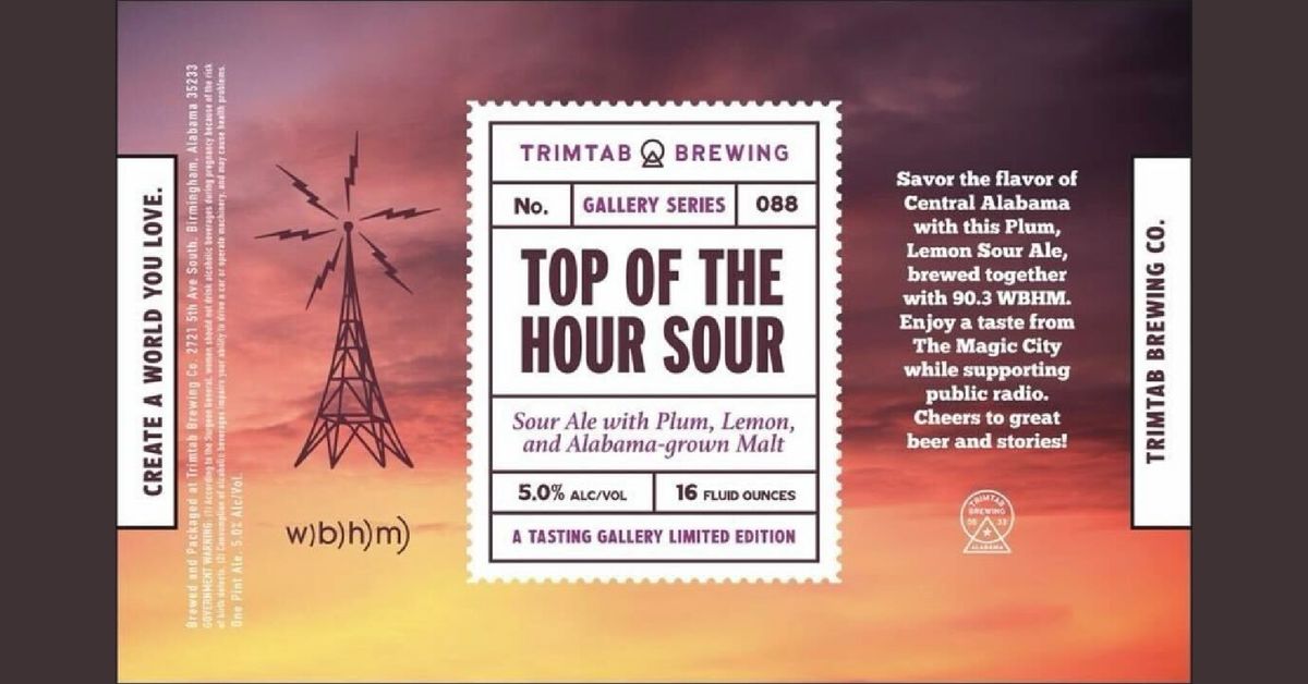 WBHM Top of the Hour Sour Beer Release