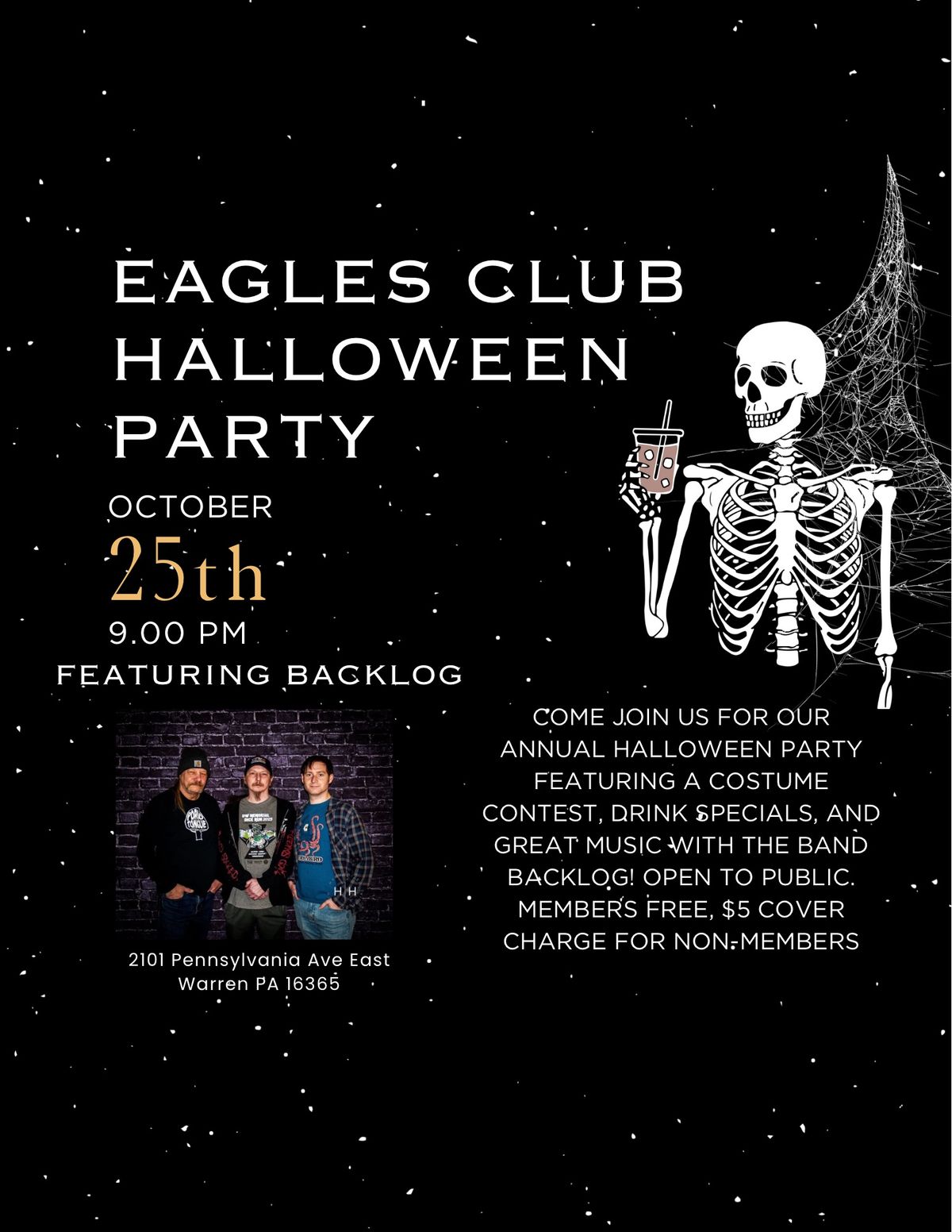 Eagles Club Halloween Party