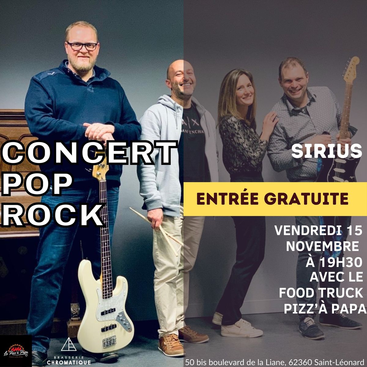 \ud83c\udfa4Concert Sirius - Pop Rock\ud83c\udfb6